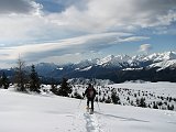 Salita con ciaspole al Rif. Magnolini (1612 m.) e al Monte Alto (1723 m.) dalla Malga alta di Pora il 7 marzo 09 - FOTOGALLERY